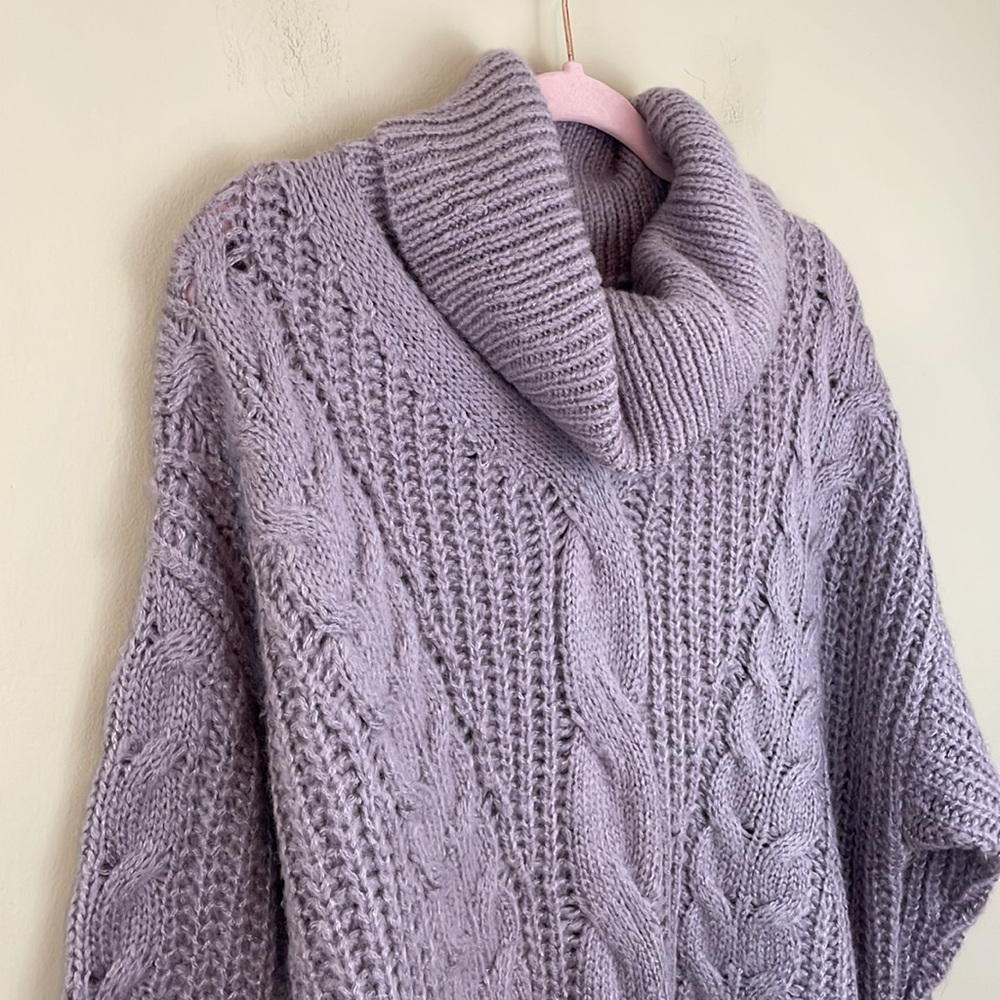 Purple Sweater turtleneck Large